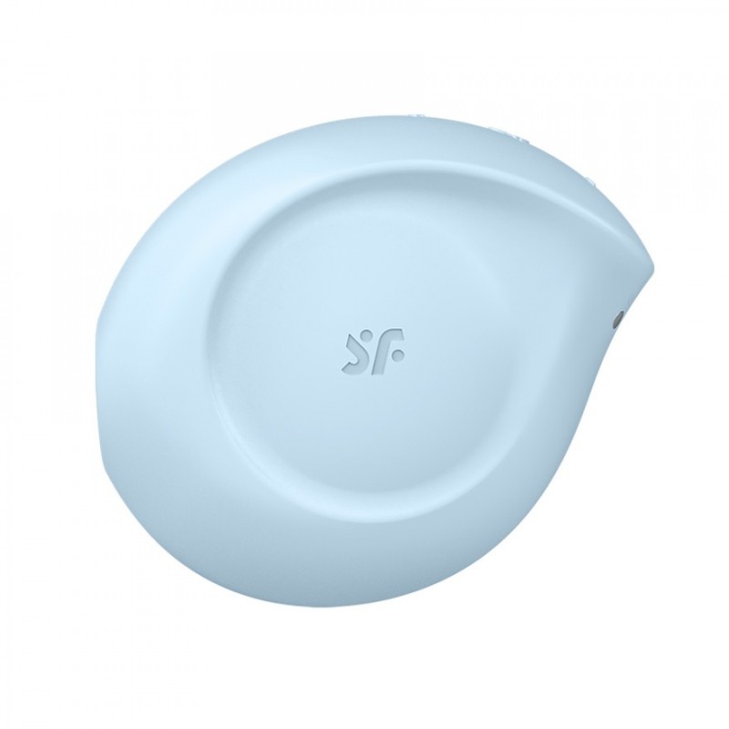 Stimulator Sugar Rush Air Pulse+Vibration USB Silicon Albastru, #2, Erotic24.ro