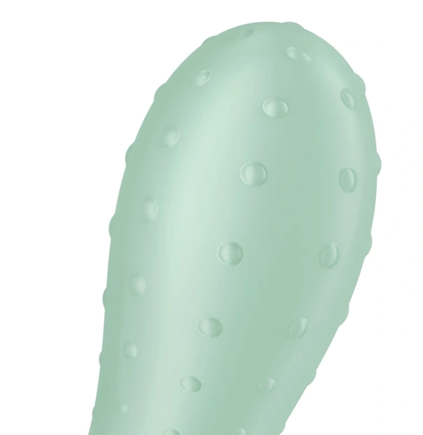 Vibrator Gonflabil Air Pump Vibrator 3, 12 Moduri Vibratii, Silicon, USB, Verde, 20.8 cm, #4, Erotic24.ro