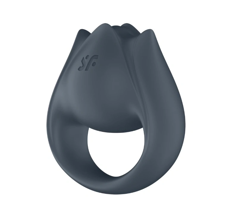 Vibrator Finger Perfect Pair 2, 12 Programe de Vibratii, Silicon, USB, Gri Inchis, Nr. 6, Erotic24.ro