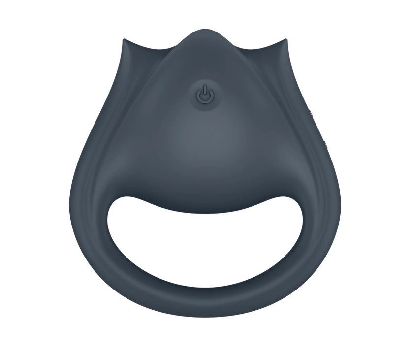 Vibrator Finger Perfect Pair 2, 12 Programe de Vibratii, Silicon, USB, Gri Inchis, Nr. 2, Erotic24.ro