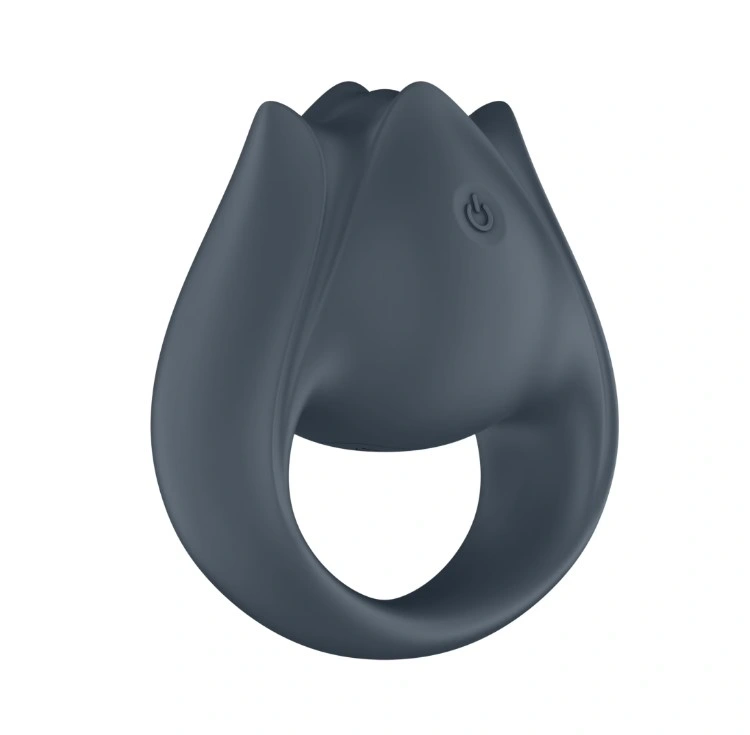 Vibrator Finger Perfect Pair 2, 12 Programe de Vibratii, Silicon, USB, Gri Inchis, Nr. 4, Erotic24.ro