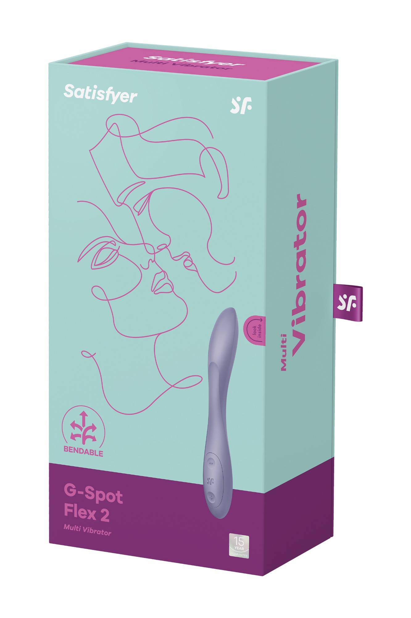 Multi Vibrator G-Spot Flex 2, 12 Moduri Vibratii, Silicon, USB, Mov, 20 cm, #7, Erotic24.ro