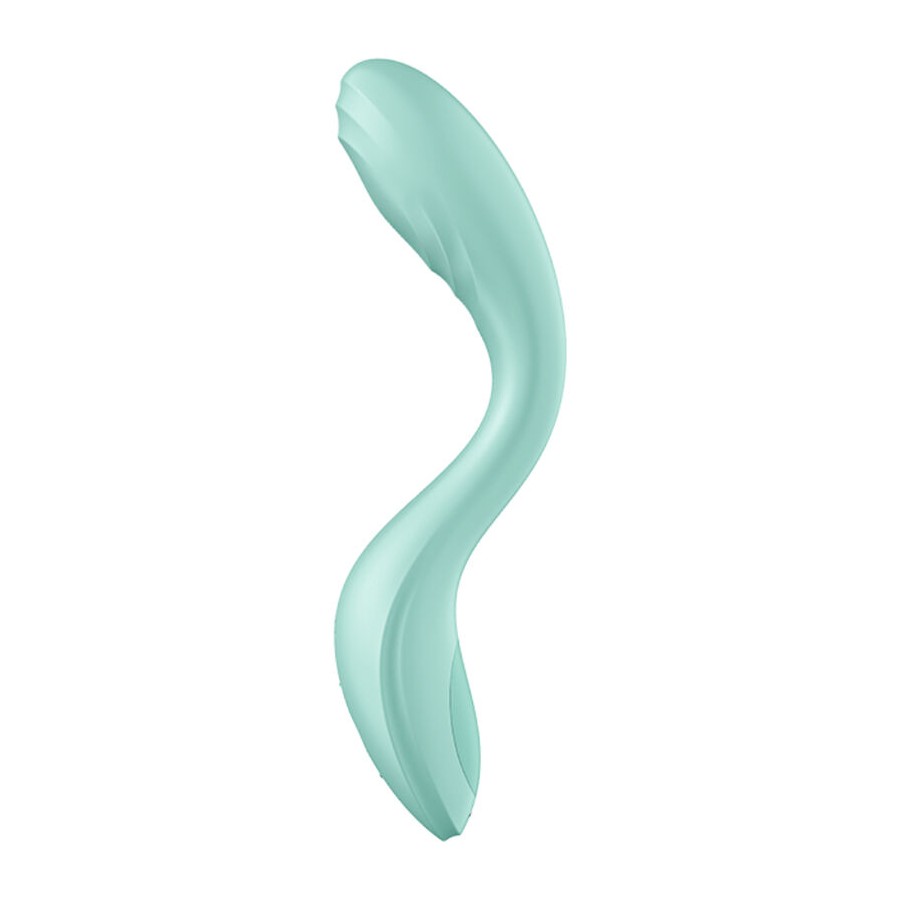 Vibrator Rrrolling Pleasure G-Spot USB Silicon Verde 22 cm , #3, Erotic24.ro