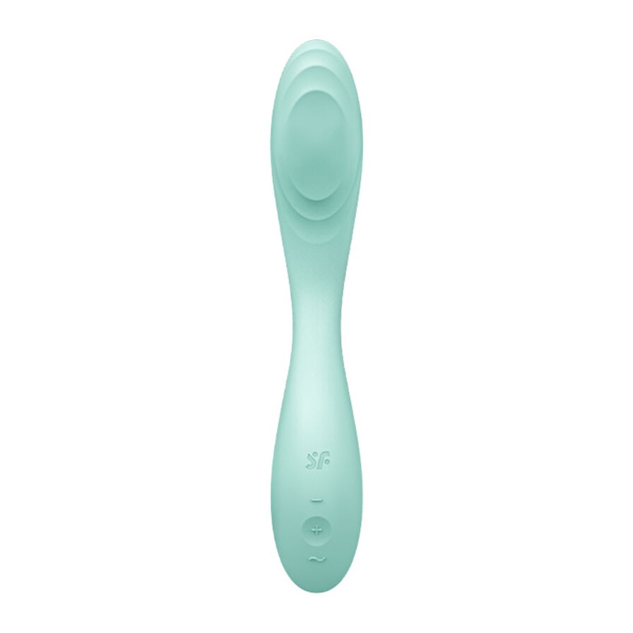 Vibrator Rrrolling Pleasure G-Spot USB Silicon Verde 22 cm , #4, Erotic24.ro