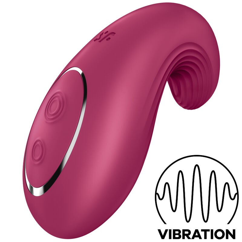 Vibrator Clitoridian Dipping Delight, 12 Moduri Vibratii, Silicon, USB, Visiniu, #3, Erotic24.ro