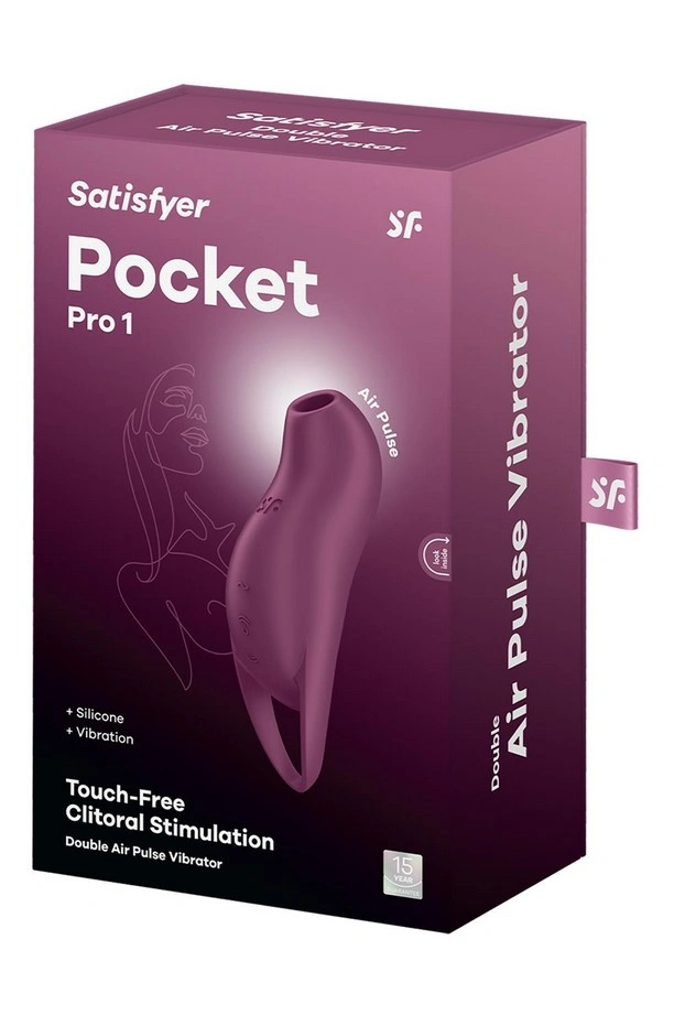 Stimulator Clitoris Satisfyer Pocket Pro 1, Air Pulse&Vibration, Silicon, IPX7, USB, Mov, #6, Erotic24.ro