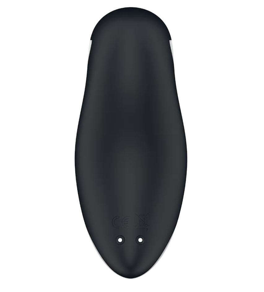 Stimulator Orca, 11 Viteze Suctiune, 12 Moduri Vibratii, Silicon, USB, IPX 7, Alb/Negru, #5, Erotic24.ro