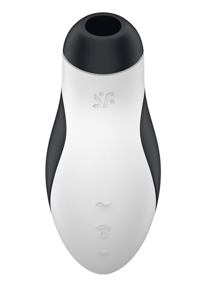 Stimulator Orca, 11 Viteze Suctiune, 12 Moduri Vibratii, Silicon, USB, IPX 7, Alb/Negru, #3, Erotic24.ro