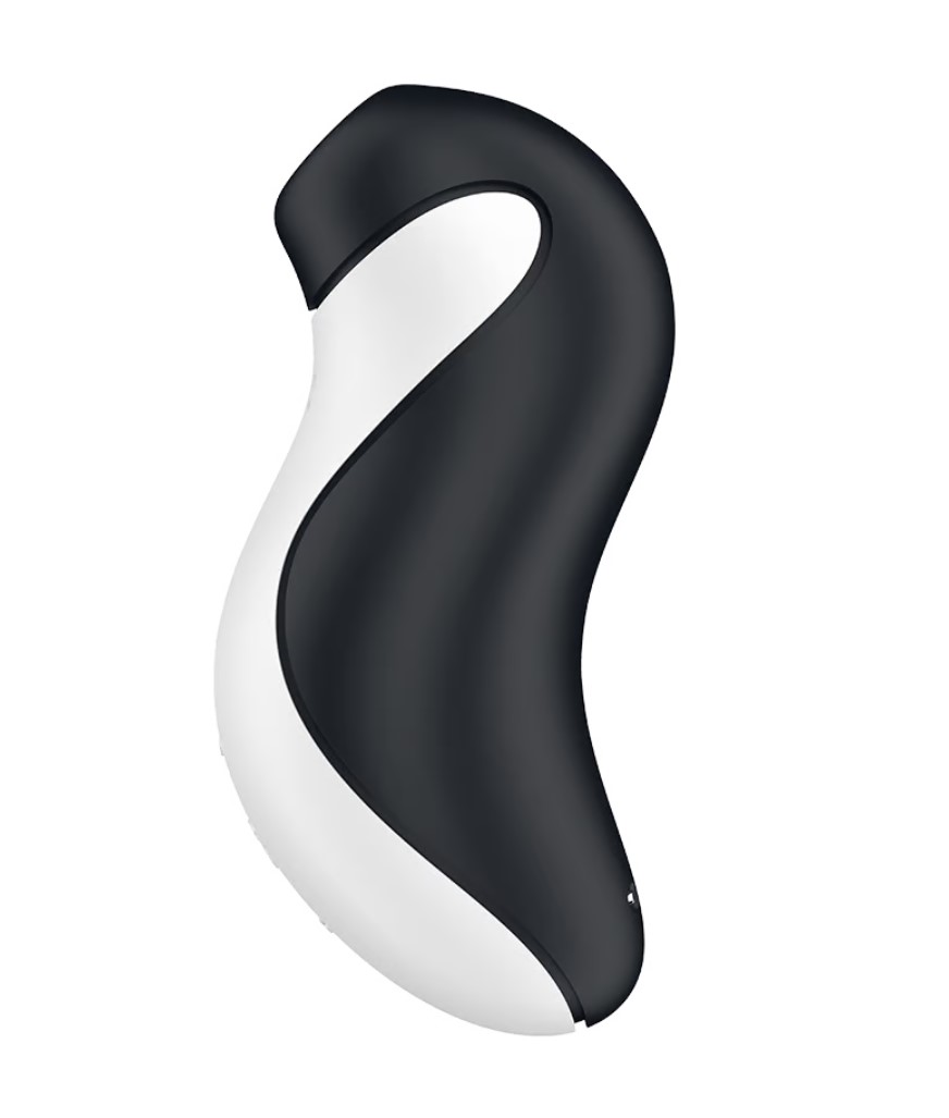 Stimulator Orca, 11 Viteze Suctiune, 12 Moduri Vibratii, Silicon, USB, IPX 7, Alb/Negru, #2, Erotic24.ro