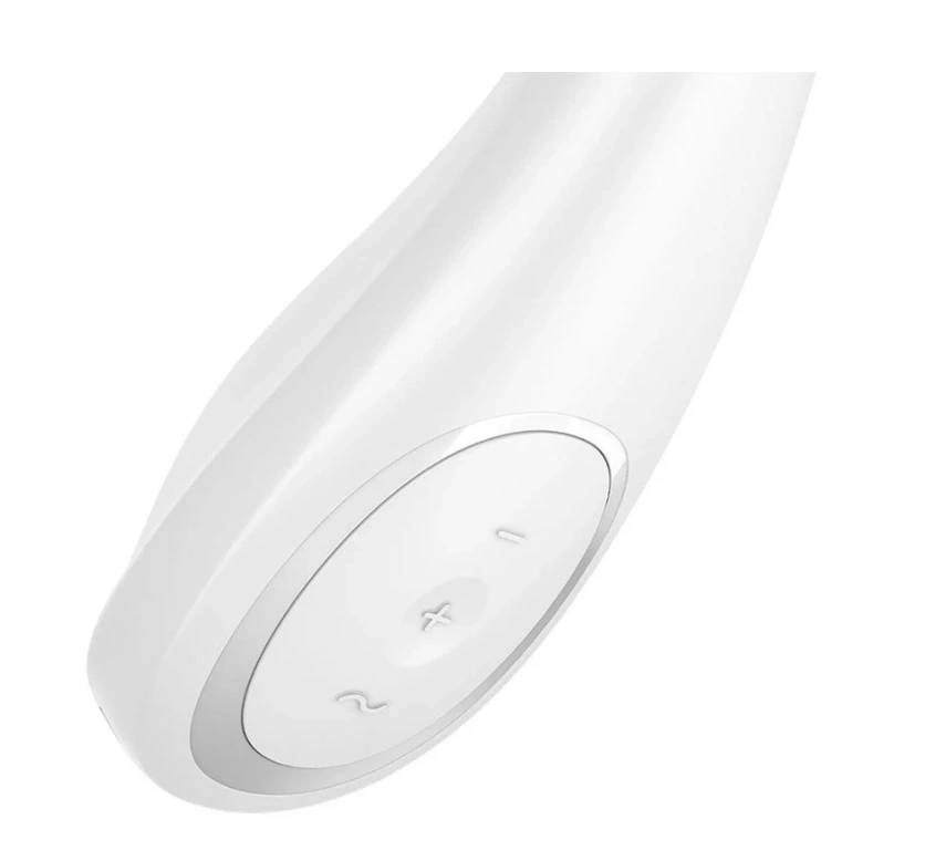 Stimulator G-Spot Wave 2, 12 Moduri Vibratii si Pulsatii, Silicon, USB, Alb, 23.6 cm, #2, Erotic24.ro