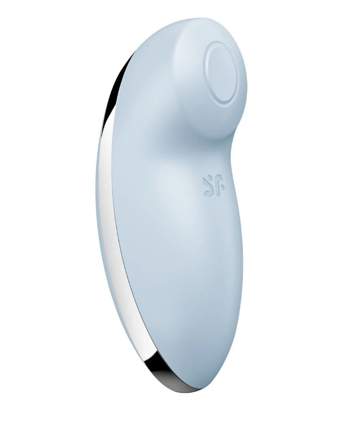 Stimulator Tap&Climax 2, Silicon, 11 Moduri Tapare si Vibratii, USB Magnetic, Albastru, 11 cm, #4, Erotic24.ro