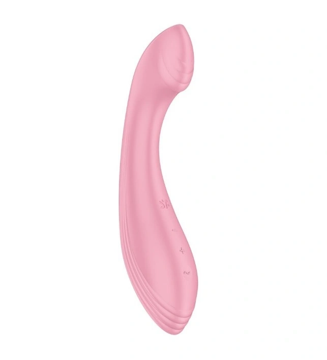 Vibrator G-Force, Punctul G, 50 Programe Vibratii, Silicon, USB, Roz, 21 cm, #2, Erotic24.ro