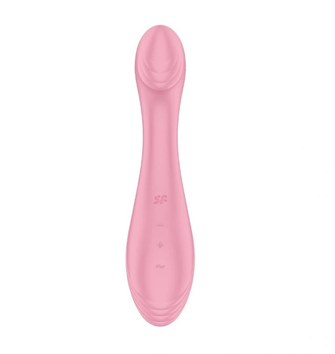 Vibrator G-Force, Punctul G, 50 Programe Vibratii, Silicon, USB, Roz, 21 cm, #3, Erotic24.ro