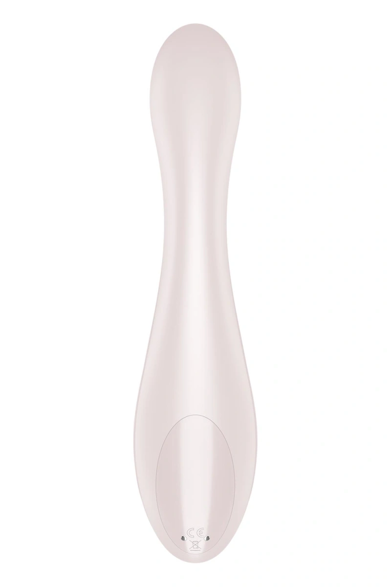 Vibrator G-Force, Punctul G, 50 Programe Vibratii, Silicon, USB, Bej, 21 cm, #5, Erotic24.ro