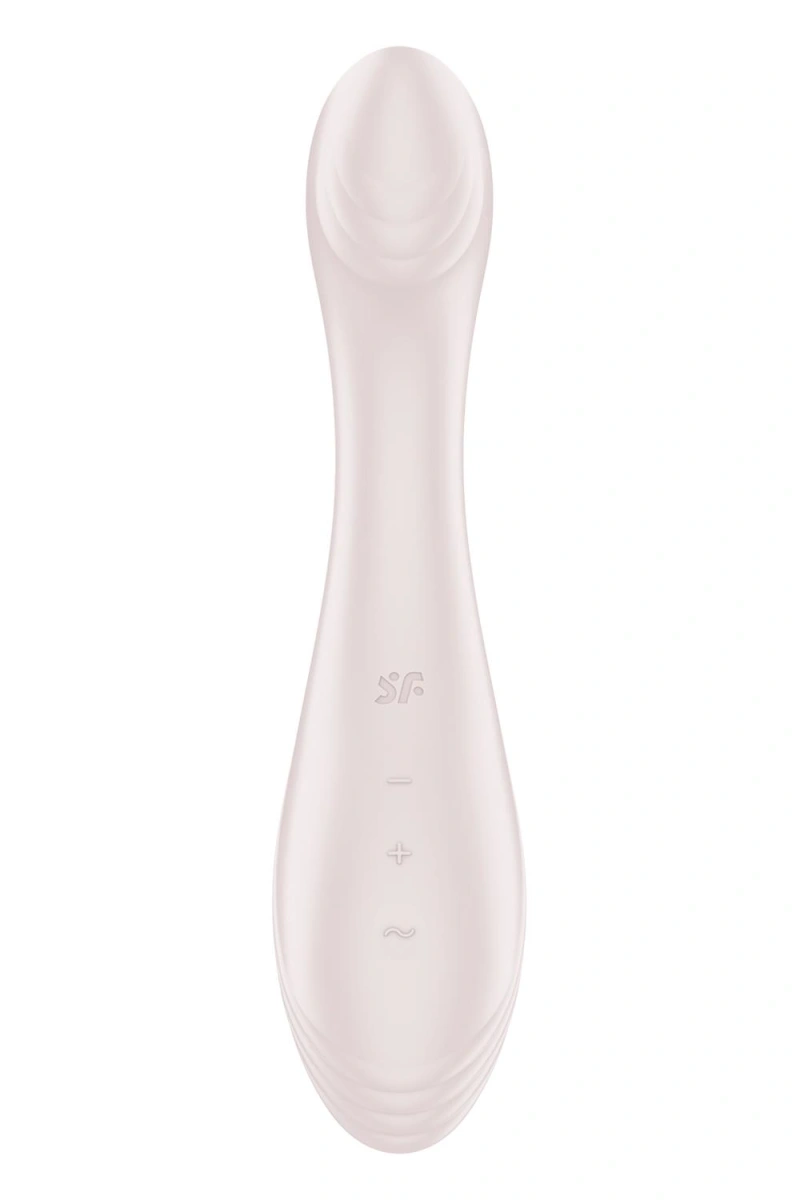 Vibrator G-Force, Punctul G, 50 Programe Vibratii, Silicon, USB, Bej, 21 cm, #3, Erotic24.ro
