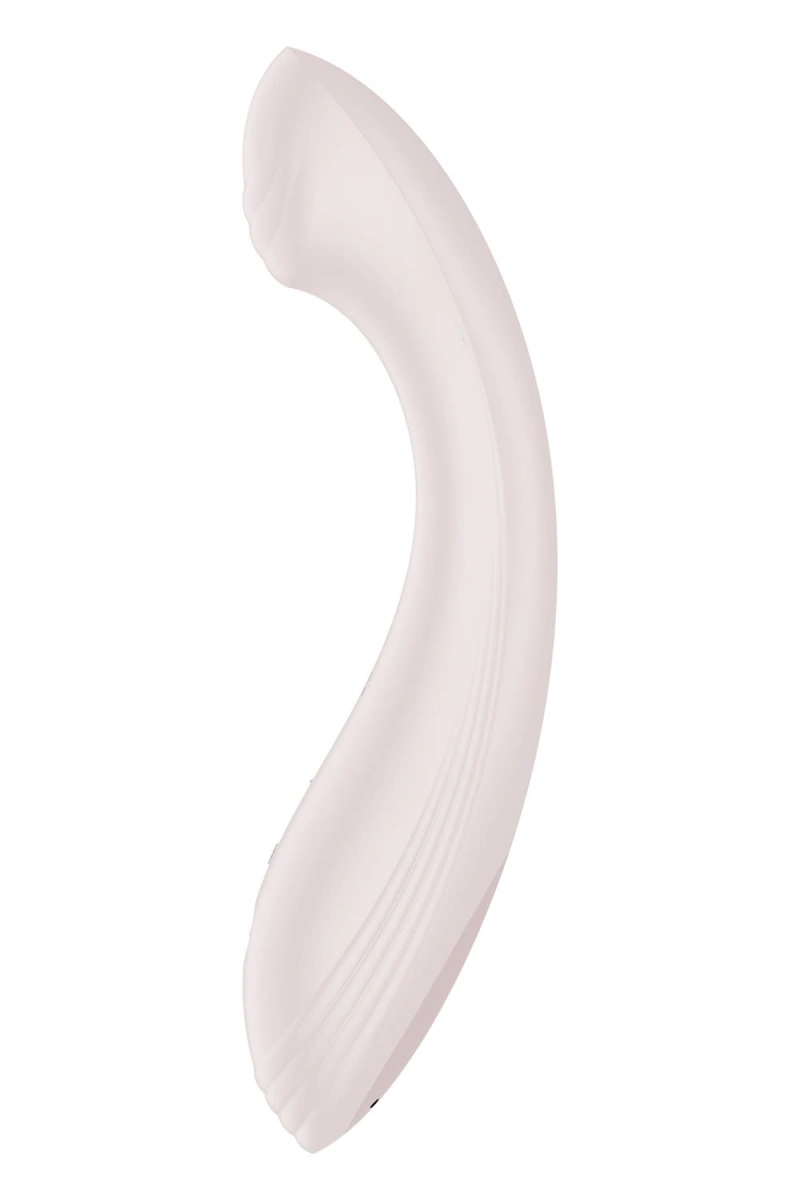 Vibrator G-Force, Punctul G, 50 Programe Vibratii, Silicon, USB, Bej, 21 cm, #4, Erotic24.ro