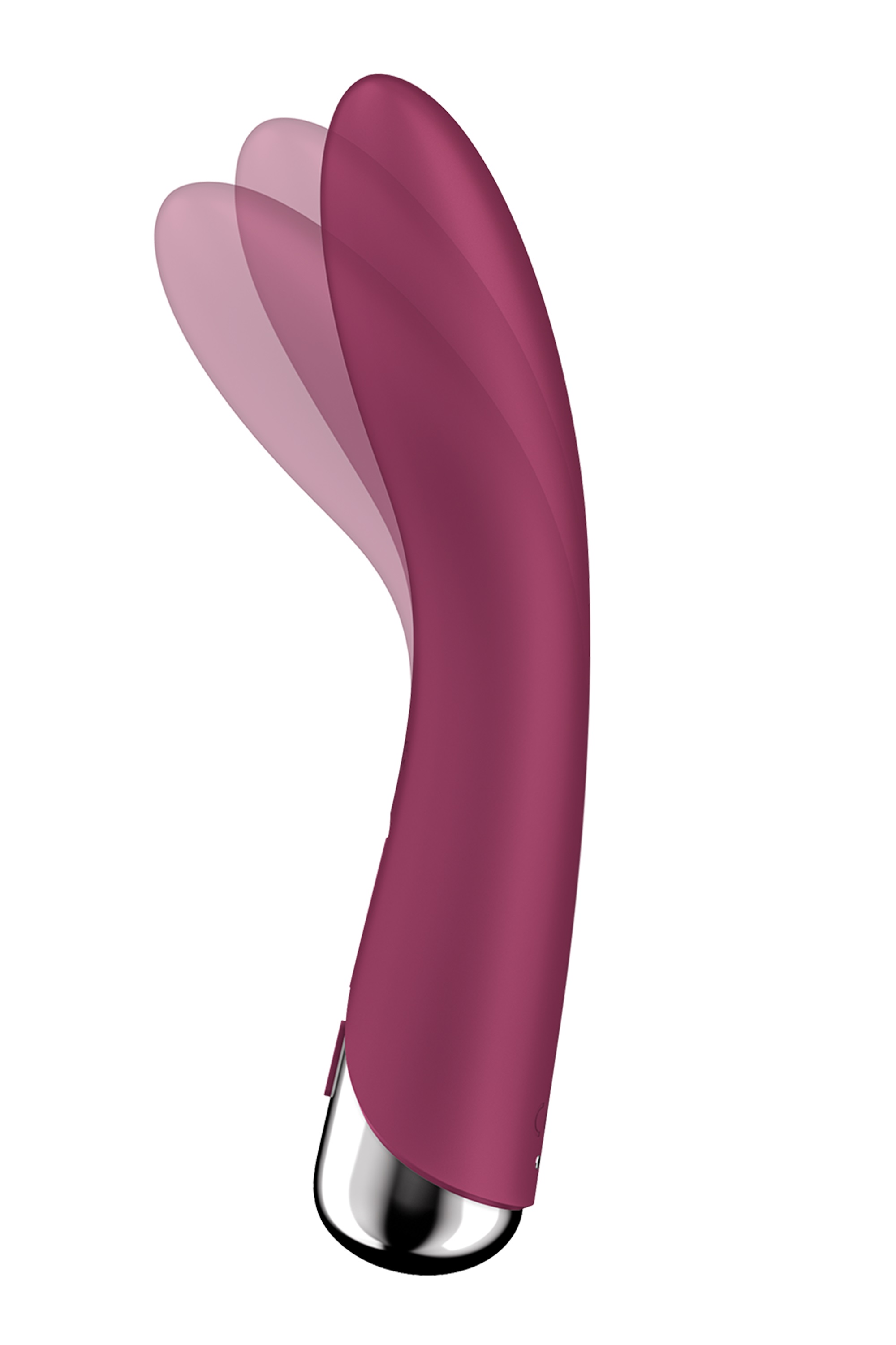 Vibrator Punctul G Spinning Vibe 1, 12 Moduri Vibratii, 5 Moduri Rotatii, Silicon, USB, Rosu, 17.5 cm, #2, Erotic24.ro