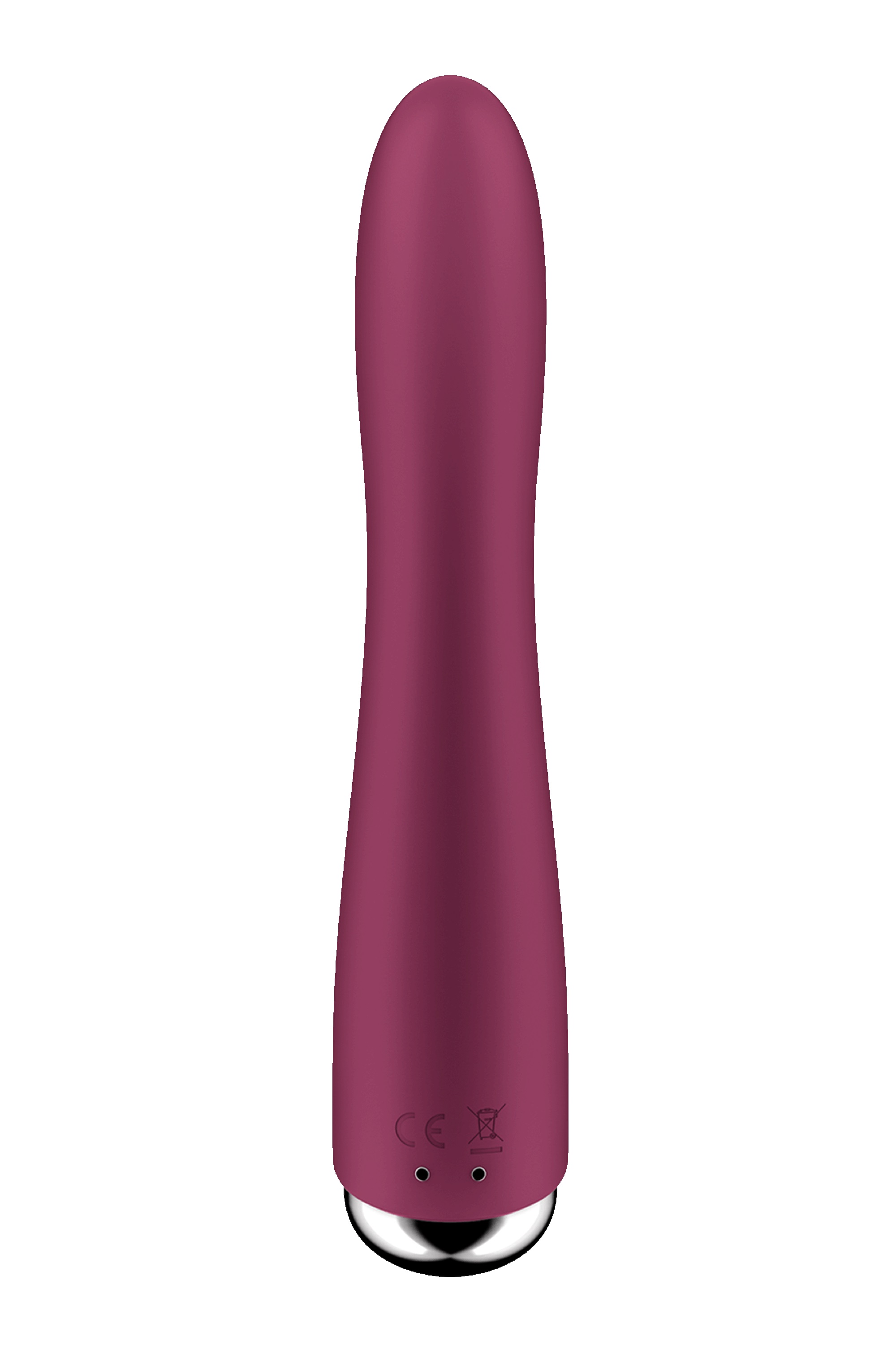 Vibrator Punctul G Spinning Vibe 1, 12 Moduri Vibratii, 5 Moduri Rotatii, Silicon, USB, Rosu, 17.5 cm, #6, Erotic24.ro