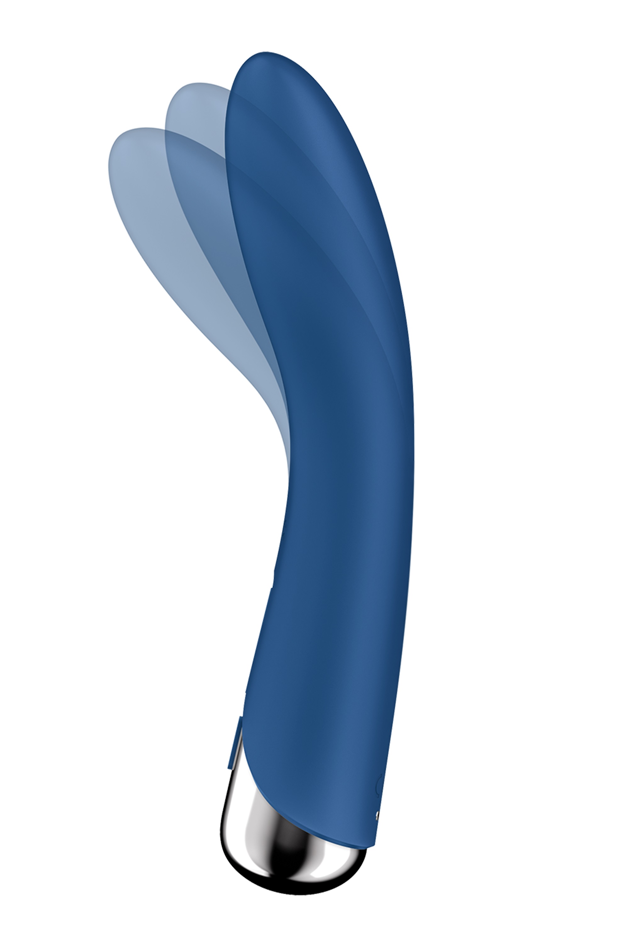 Vibrator Punctul G Spinning Vibe 1, 12 Moduri Vibratii, 5 Moduri Rotatii, Silicon, USB, Albastru, 17.5 cm, #2, Erotic24.ro