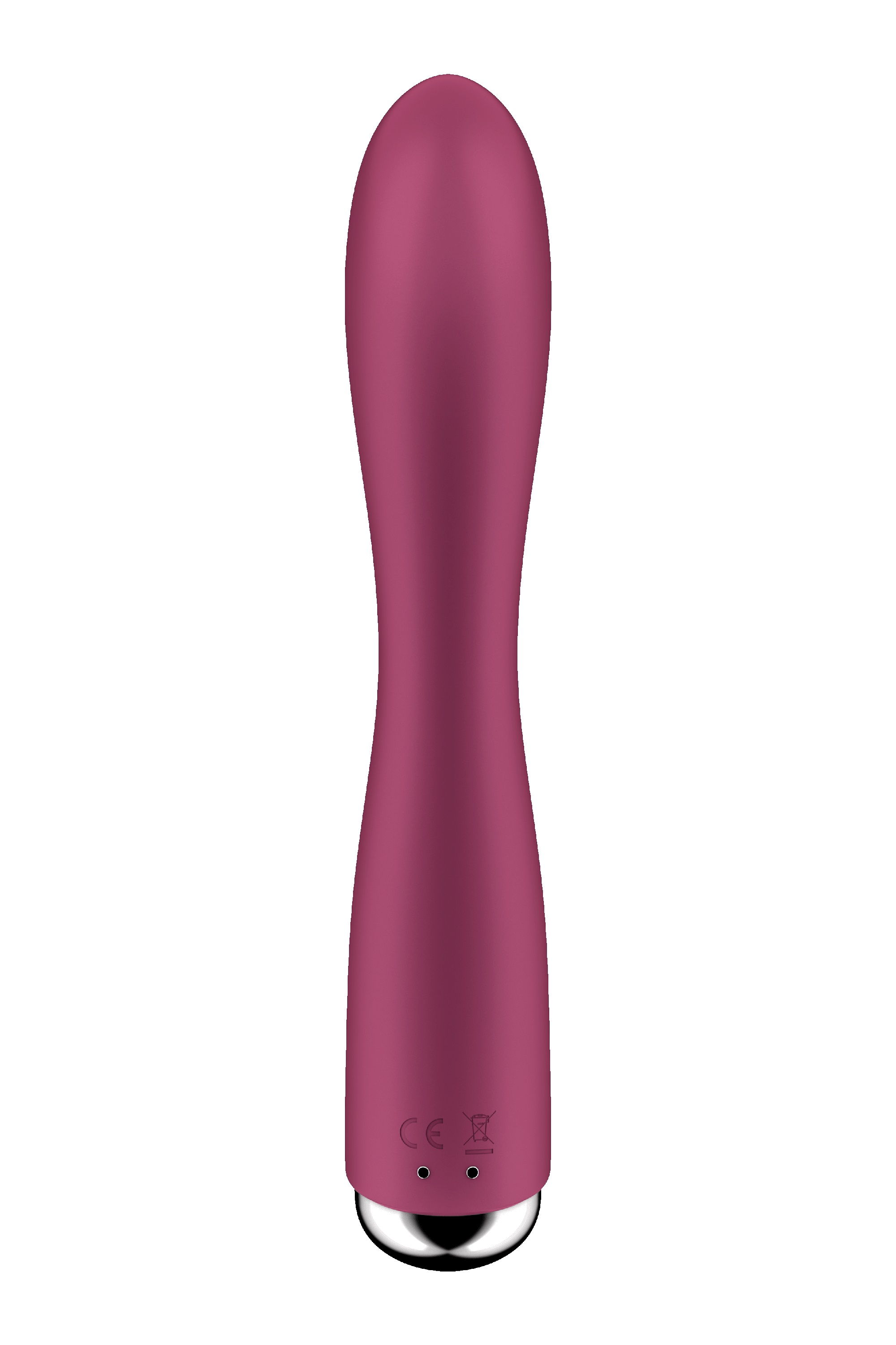 Vibrator Iepuras Spinning Rabbit 1, 12 Moduri Vibratii, 5 Moduri Rotatii, Silicon, USB, Rosu, 20 cm, #6, Erotic24.ro