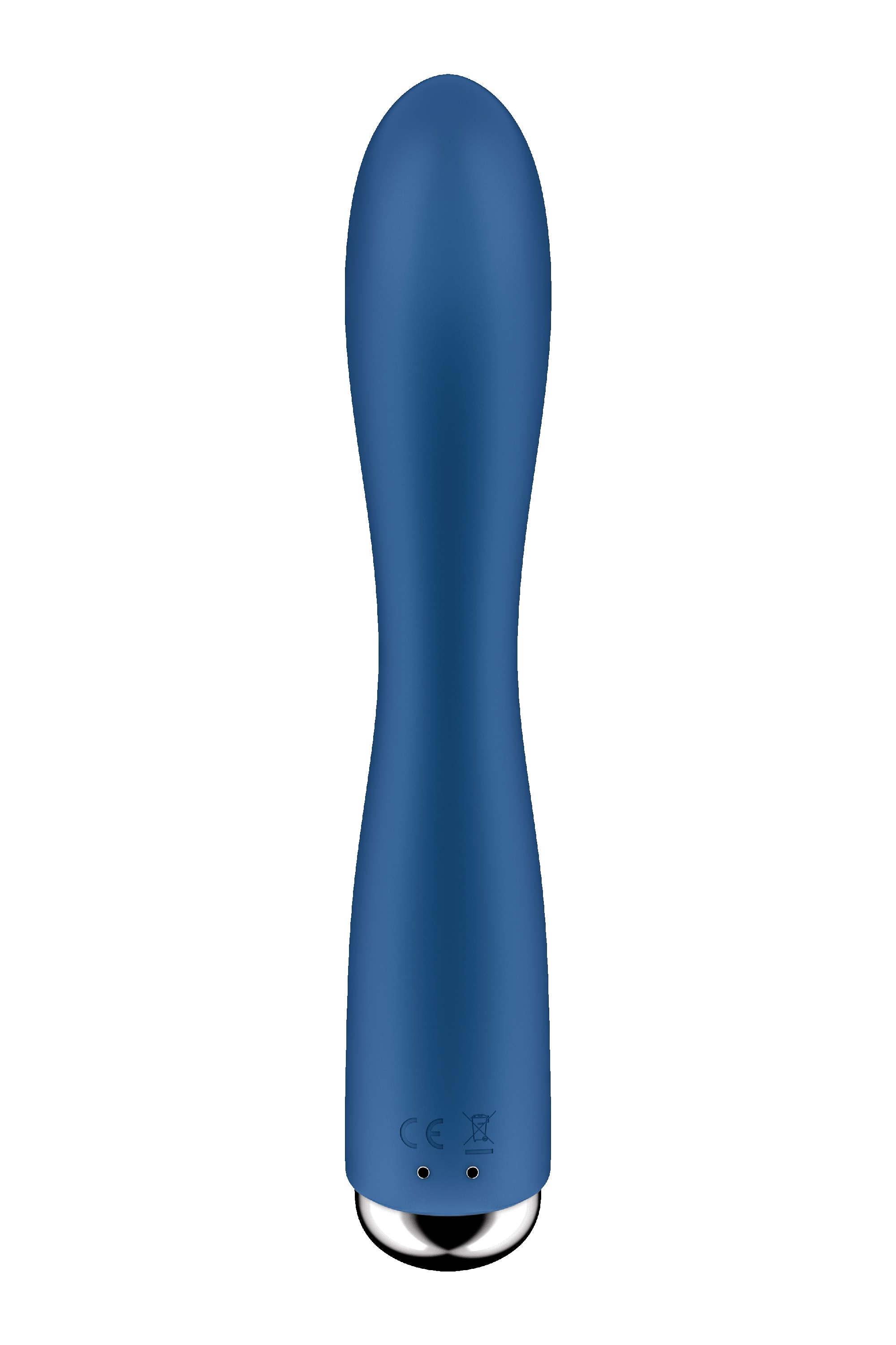 Vibrator Iepuras Spinning Rabbit 1, 12 Moduri Vibratii, 5 Moduri Rotatii, Silicon, USB, Albastru, 20 cm, #6, Erotic24.ro