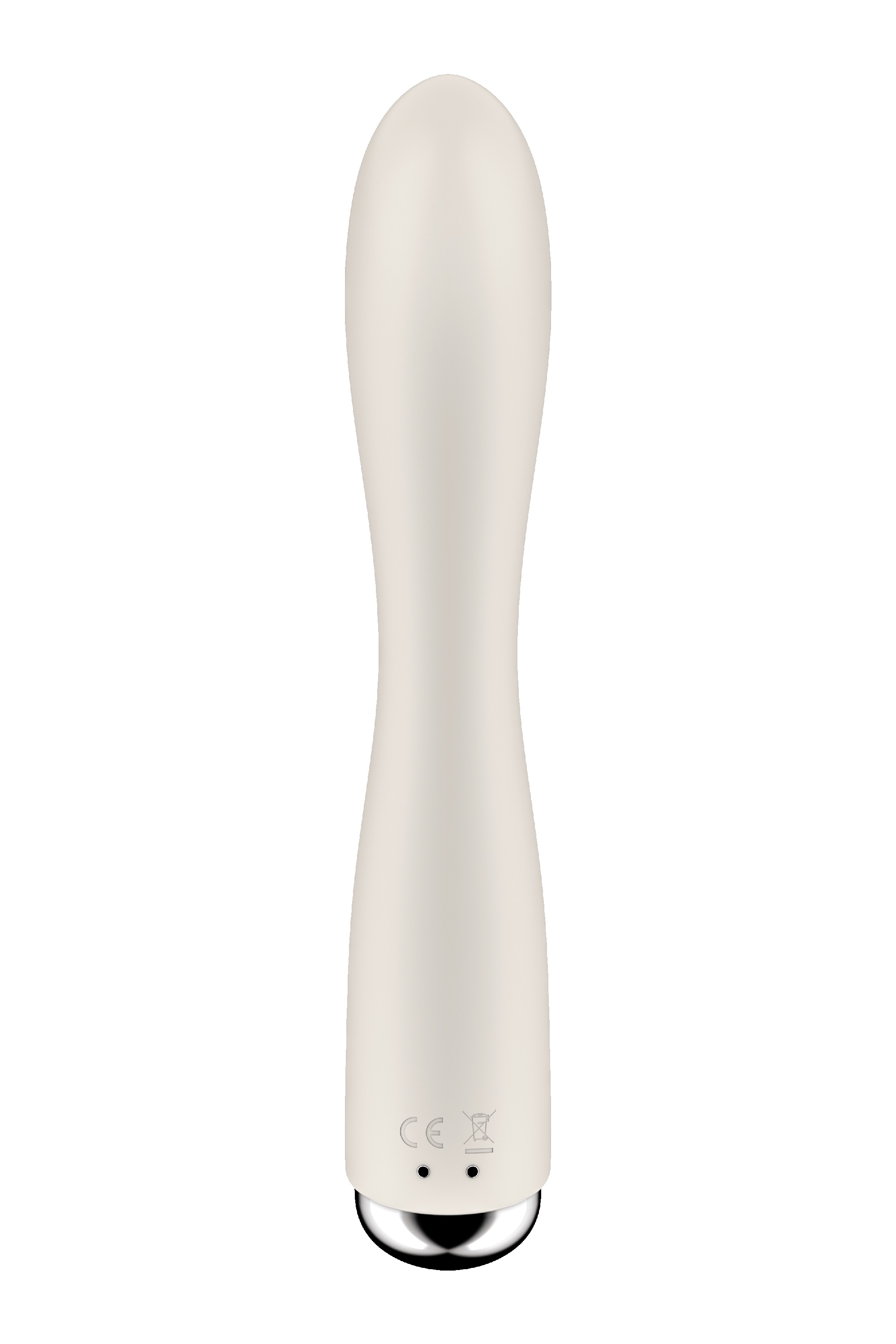 Vibrator Iepuras Spinning Rabbit 1, 12 Moduri Vibratii, 5 Moduri Rotatii, Silicon, USB, Bej, 20 cm, #6, Erotic24.ro