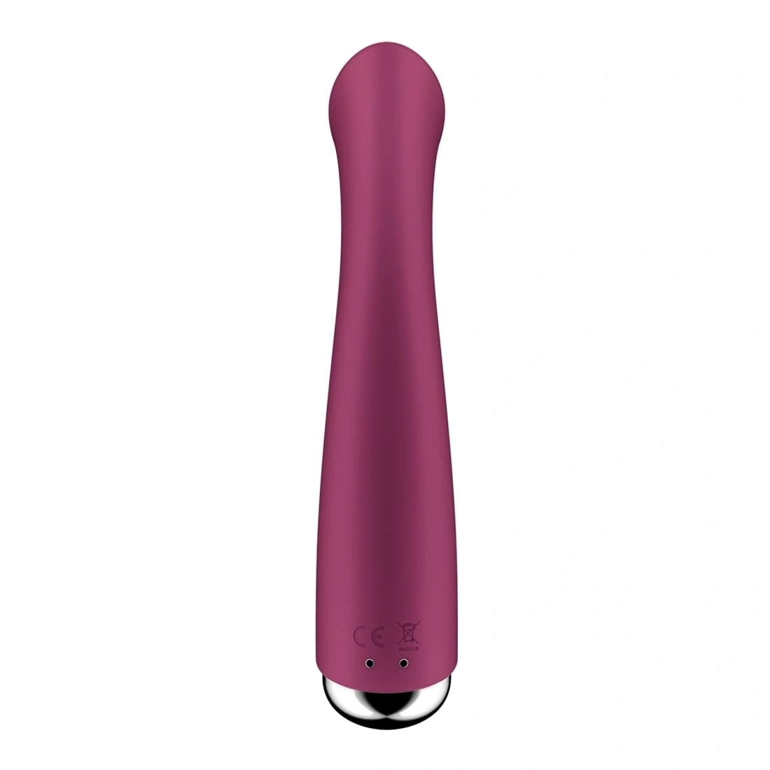 Vibrator Spinning G-Spot 1, 12 Programe de Vibratii, 5 Programe de Rotatii, Silicon, USB, Rosu, 16.5 cm, #4, Erotic24.ro