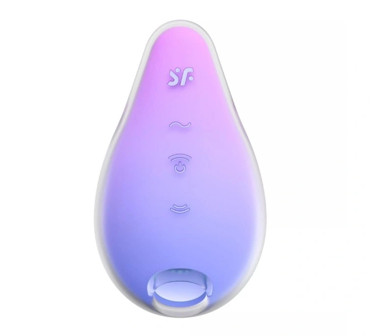 Vibrator Mermaid Vibes, Air Pulse, 11 Programe Suctiune, Silicon, USB, Mov, #3, Erotic24.ro