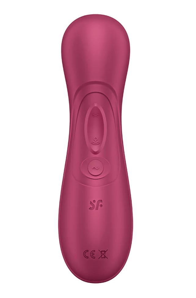 Stimulator Pro 2 Generation 3, 11 Viteze Suctiune, 12 Moduri Vibratii, Silicon, USB, IPX 7, Free App, Visiniu, #4, Erotic24.ro