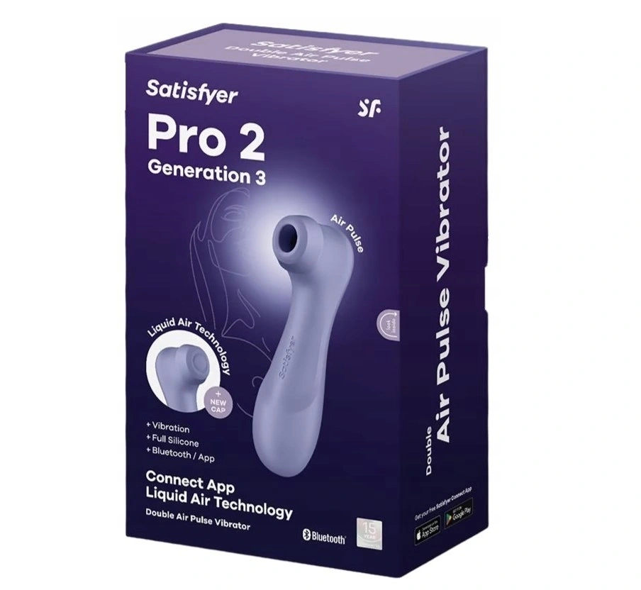 Stimulator Pro 2 Generation 3, 11 Viteze Suctiune, 12 Moduri Vibratii, Silicon, USB, IPX 7, Free App, Lila, #5, Erotic24.ro