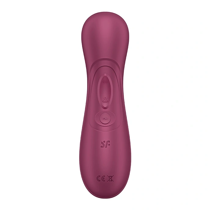 Stimulator Pro 2 Generation 3, 11 Viteze Suctiune, 12 Moduri Vibratii, Silicon, USB, IPX 7, Visiniu, #4, Erotic24.ro