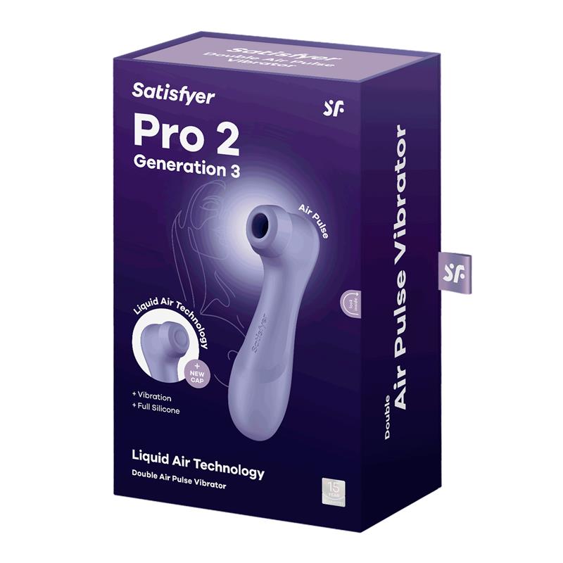 Stimulator Pro 2 Generation 3, 11 Viteze Suctiune, 12 Moduri Vibratii, Silicon, USB, IPX 7, Mov, #7, Erotic24.ro