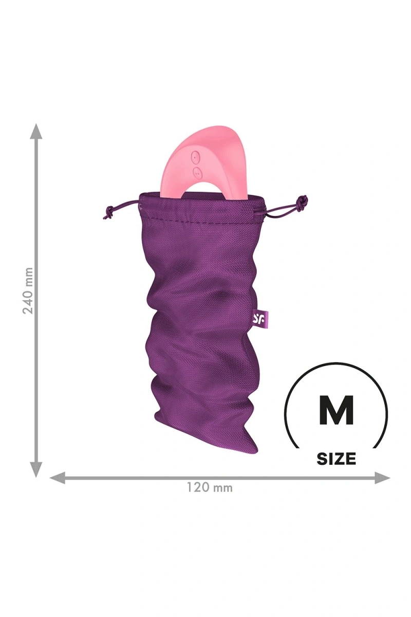 Saculet Depozitare Treasure Bag M, Violet, #3, Erotic24.ro