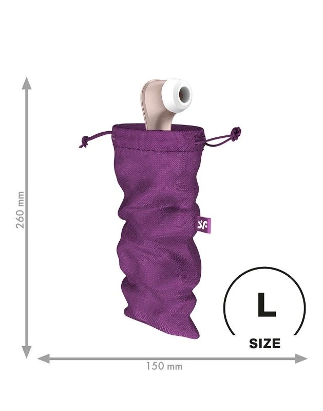 Saculet Depozitare Treasure Bag L, Violet, #3, Erotic24.ro