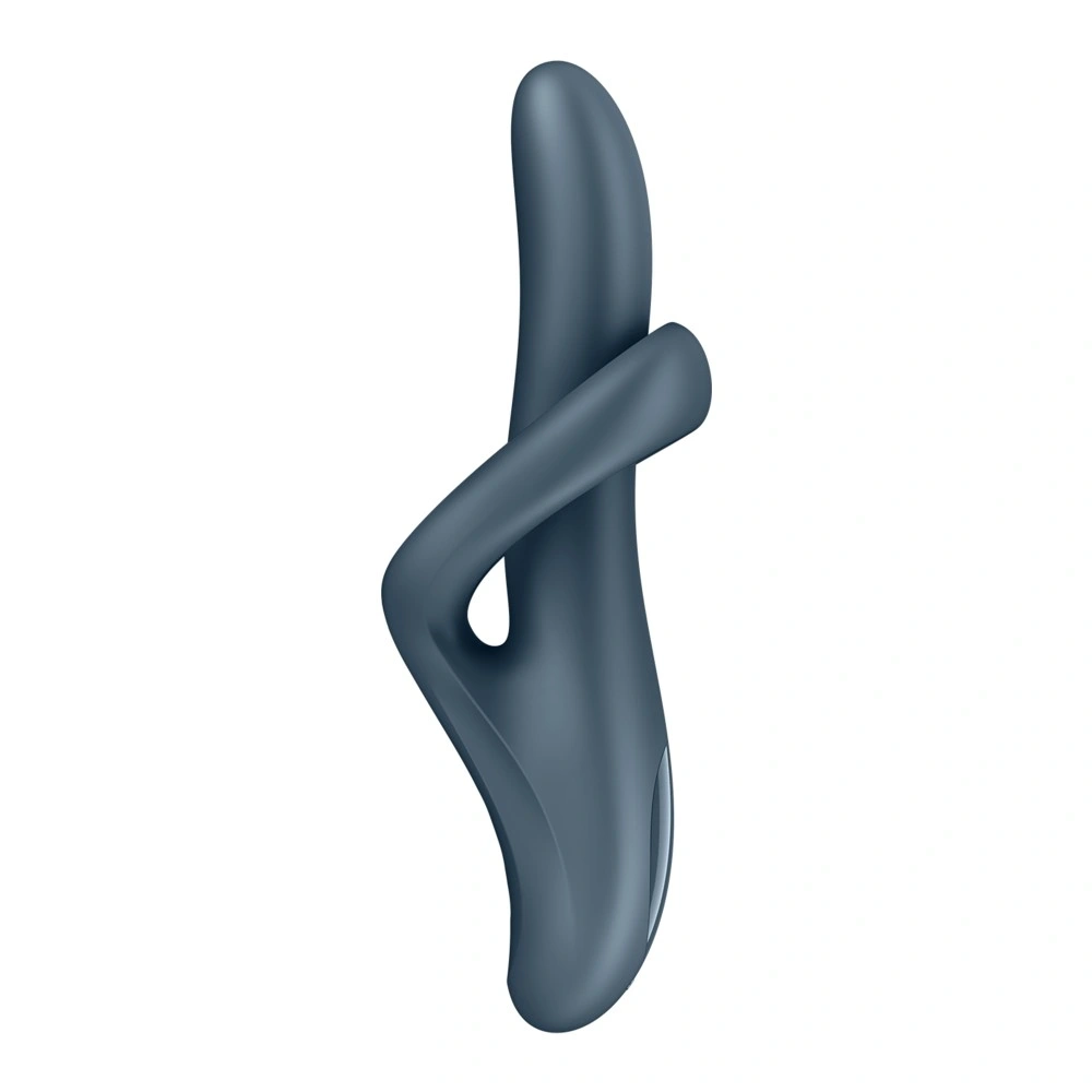 Vibrator cu Incalzire si Rotatii Heat Flex 4, Silicon, USB Magnetic, 23 cm, #2, Erotic24.ro