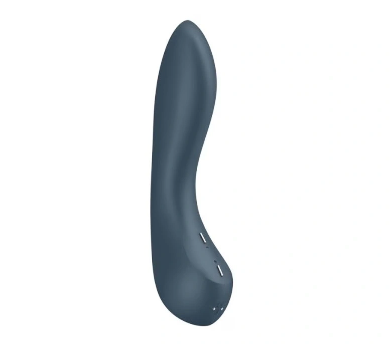 Vibrator G-Spot Wave 4, 12 Moduri Miscari Ondulatorii, Silicon, USB Magnetic, Albastru, 21 cm, Nr. 2, Erotic24.ro