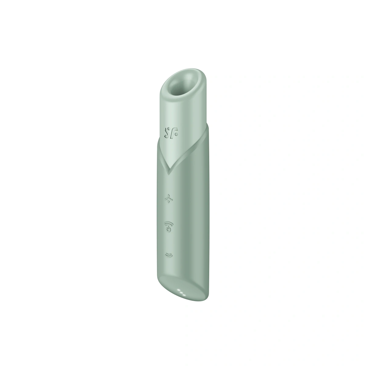 Vibrator Naughty Kiss, 30 Programe Suctiune, USB, Verde Menta, 14.5 cm