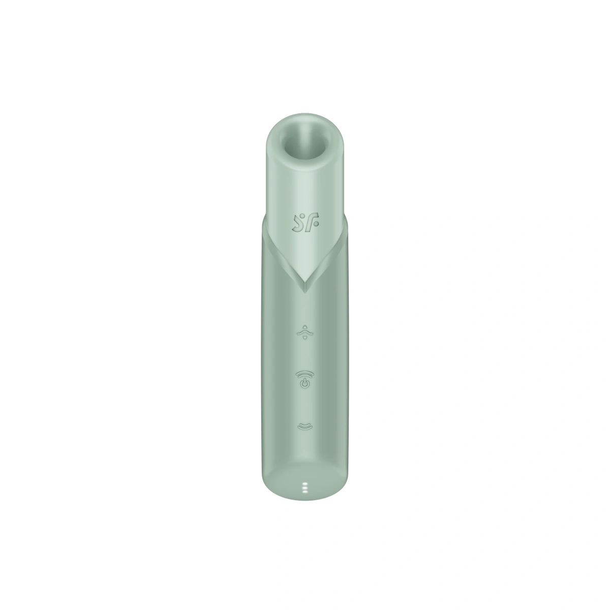 Vibrator Naughty Kiss, 30 Programe Suctiune, USB, Verde Menta, 14.5 cm, #2, Erotic24.ro