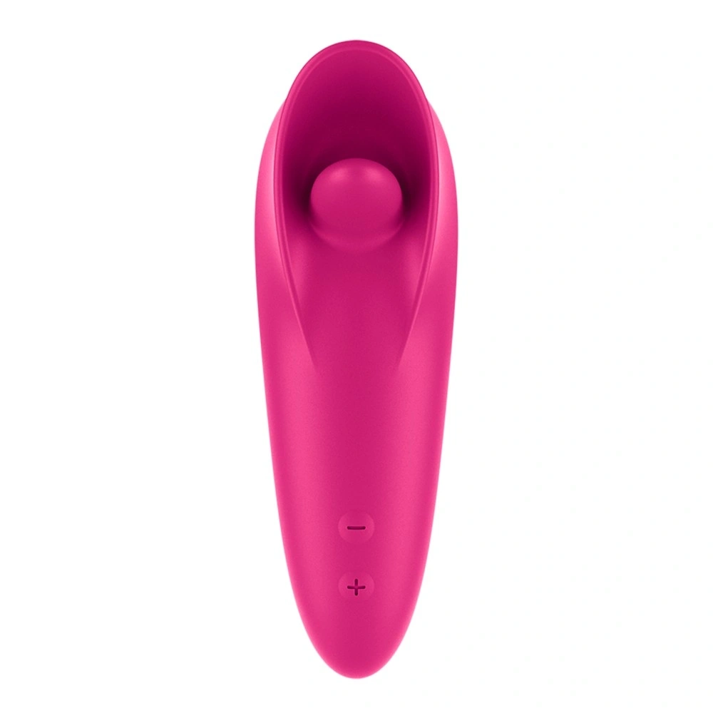 Stimulator Tongue Master, 9 Moduri Vibratii, 9 Moduri Licking, Silicon, USB, Fucsia, 14.4 cm, #4, Erotic24.ro