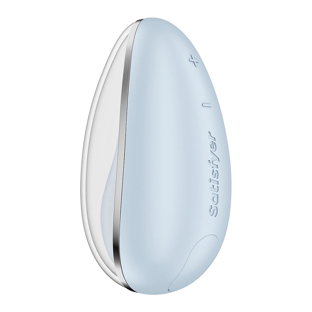 Vibrator Mini Drop To Go, 12 Moduri Vibratii, Silicon, USB, Albastru deschis, 8.5 cm, #3, Erotic24.ro