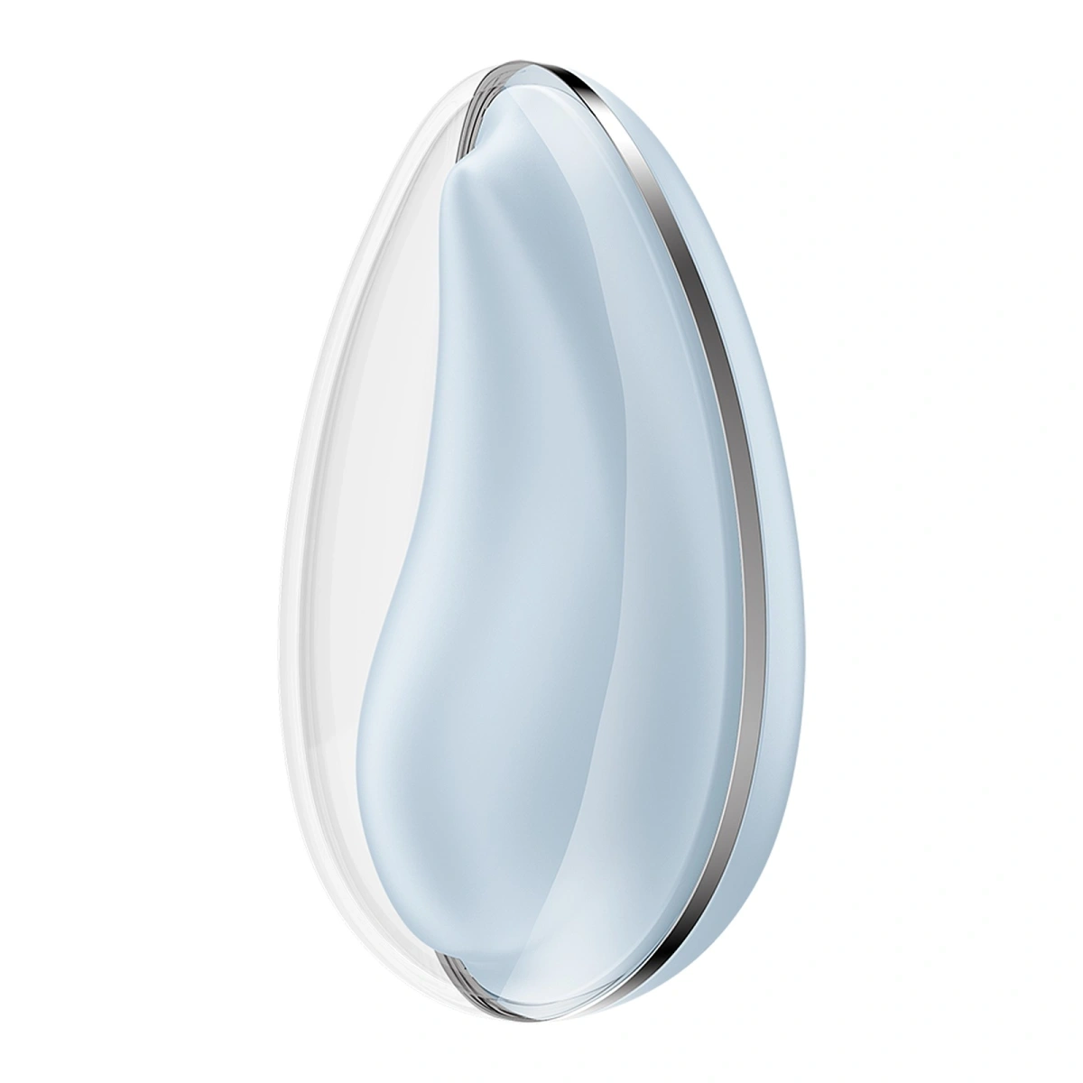 Vibrator Mini Drop To Go, 12 Moduri Vibratii, Silicon, USB, Albastru deschis, 8.5 cm, #2, Erotic24.ro