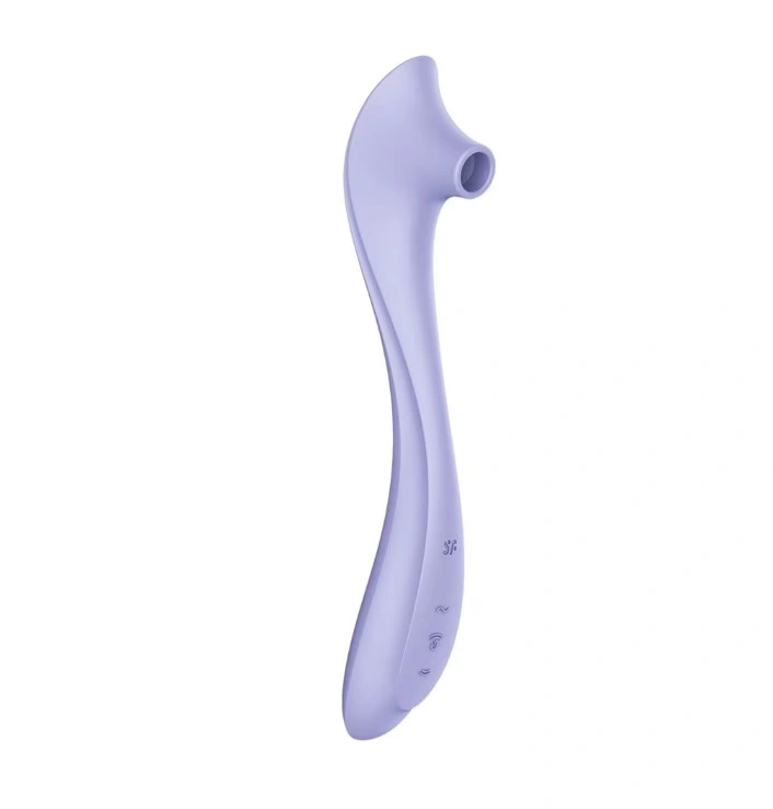Stimulator Easy Lover, 11 Moduri Suctiune, 13 Moduri Vibratii, Silicon, USB, Mov, Nr. 1, Erotic24.ro