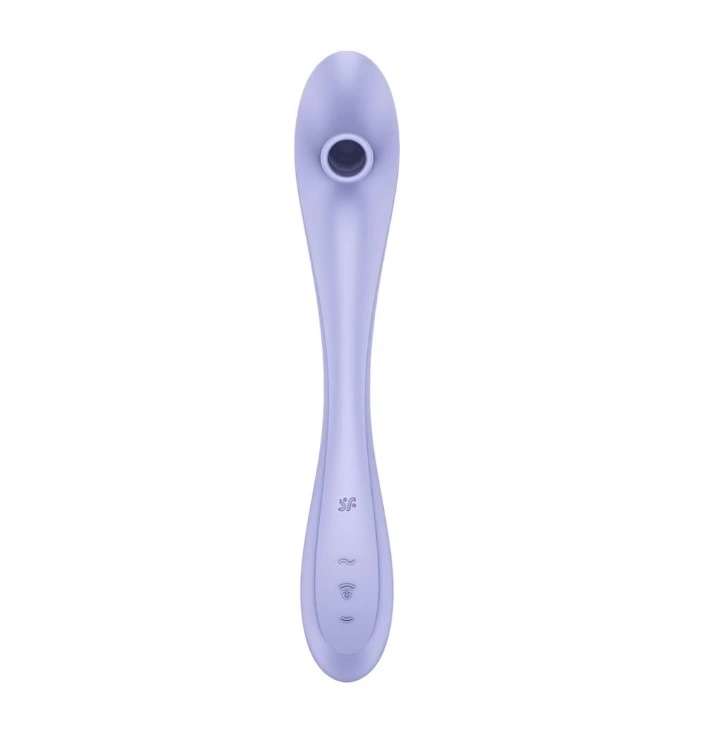 Stimulator Easy Lover, 11 Moduri Suctiune, 13 Moduri Vibratii, Silicon, USB, Mov, Nr. 3, Erotic24.ro