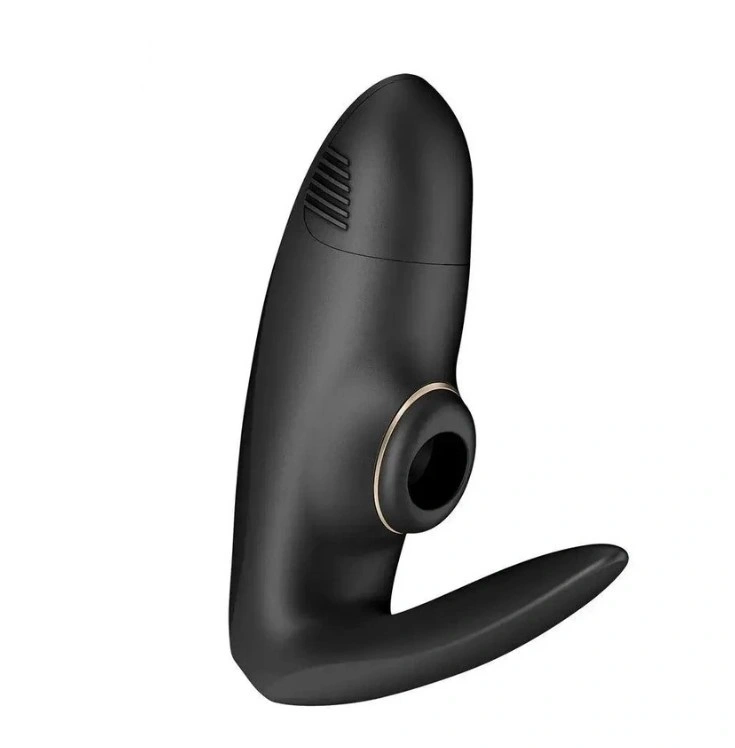 Stimulator Pro 4 Couples, 11 Moduri Suctiune, 12 Moduri Vibratii, Silicon, Incarcare cu Baterii, Silicon, Negru, 8.5 cm, #2, Erotic24.ro