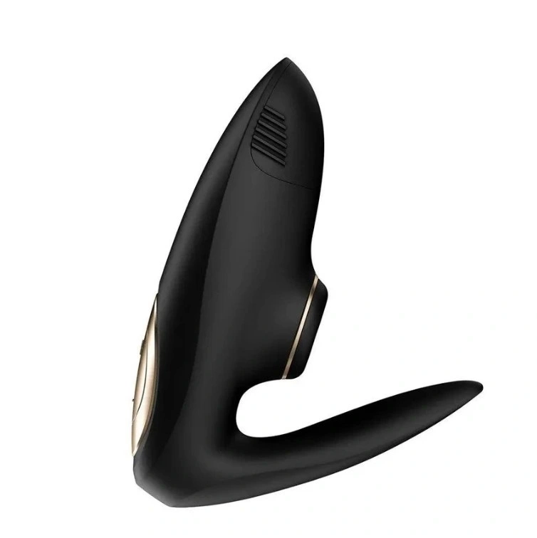 Stimulator Pro 4 Couples, 11 Moduri Suctiune, 12 Moduri Vibratii, Silicon, Incarcare cu Baterii, Silicon, Negru, 8.5 cm, #1, Erotic24.ro