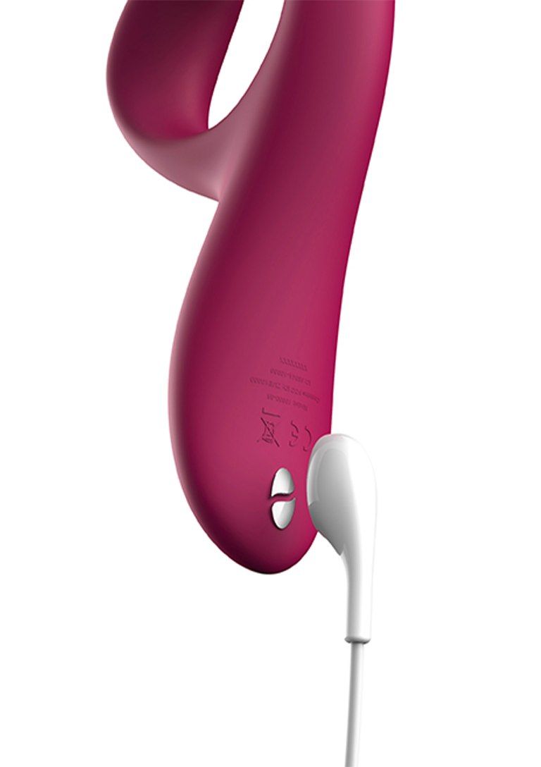 Vibrator Rabbit Nova 2 WE VIBE Silicon USB Fuchsia, #7, Erotic24.ro