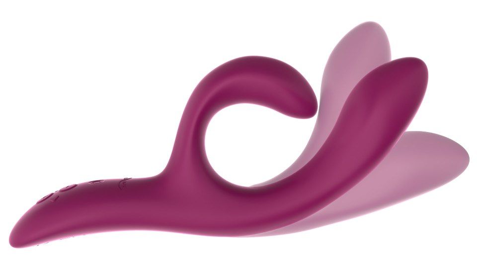 Vibrator Rabbit Nova 2 WE VIBE Silicon USB Fuchsia, #2, Erotic24.ro