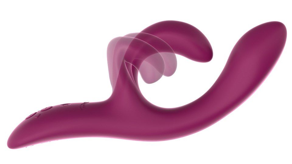Vibrator Rabbit Nova 2 WE VIBE Silicon USB Fuchsia, #4, Erotic24.ro