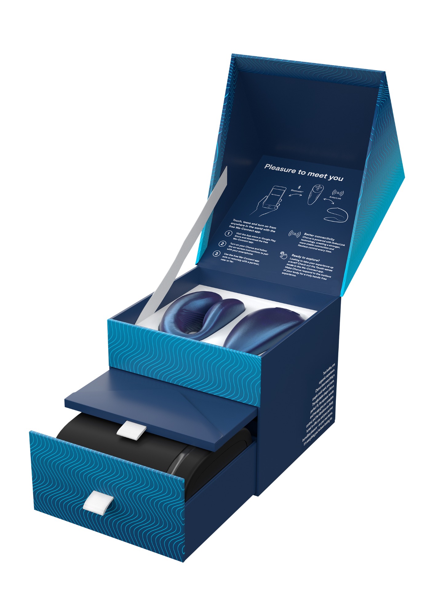 Vibrator pentru Cupluri Chorus We Vibe Albastru Inchis, #10, Erotic24.ro