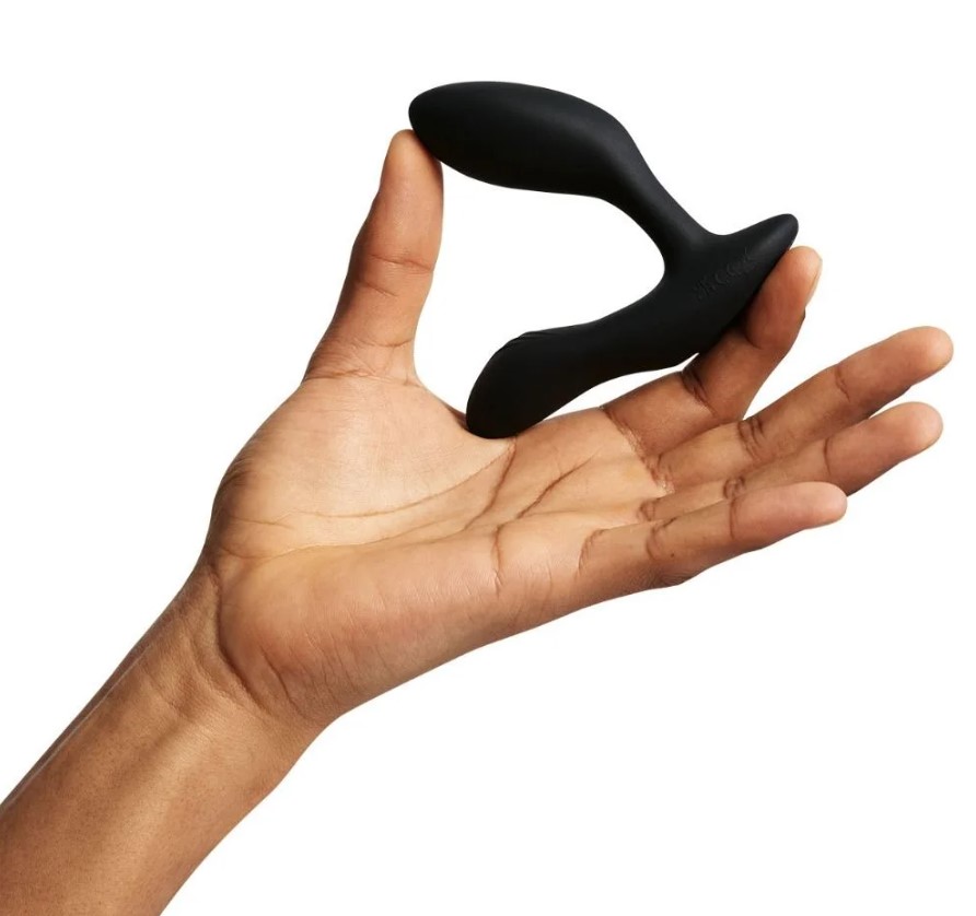 Stimulator Vector+, Silicon, Telecomanda Wireless, Bluetooth, Free App, USB, Negru, #5, Erotic24.ro